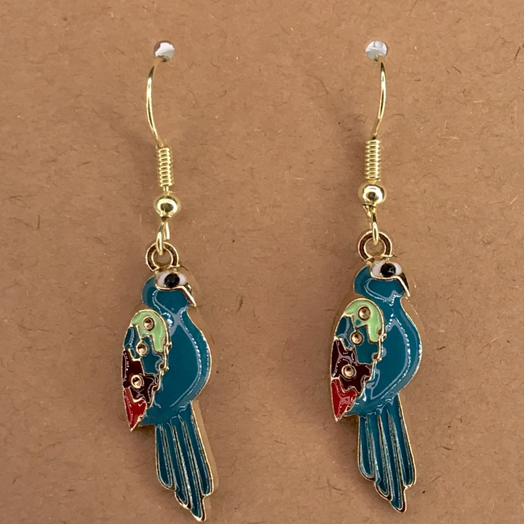 Colorful Parrot Bird Earrings Fashion Jewelry